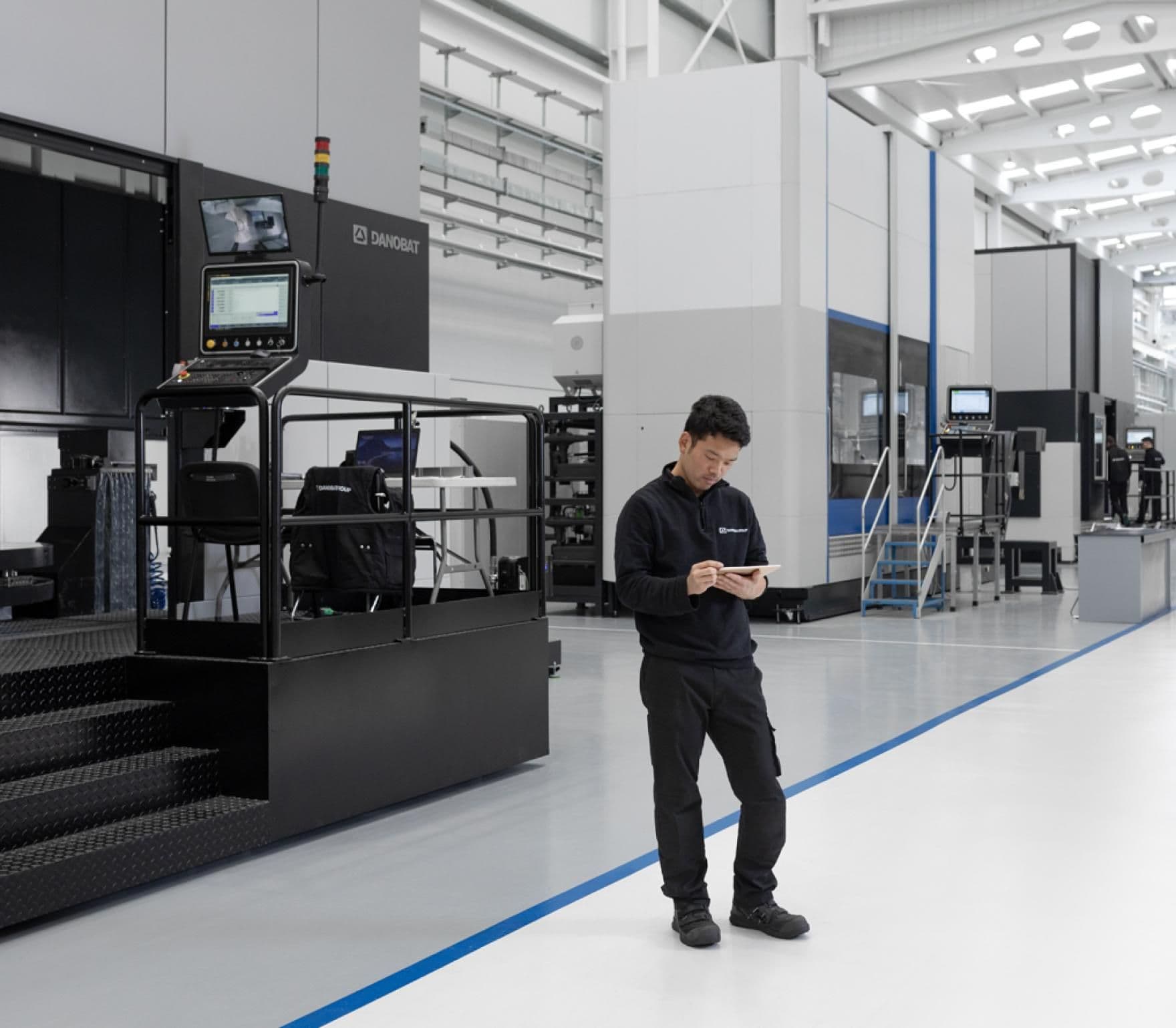 Eine Schleifmaschine für große Werkstücke